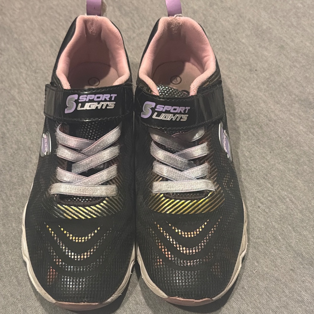 Kids Black Sneakers